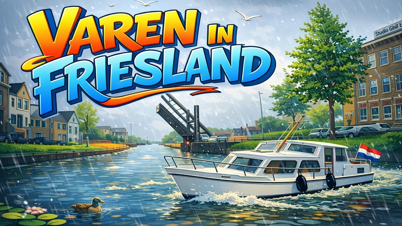💯100 🥳 - (2025) Met de boot van Drachten naar Sneek (10x speed)