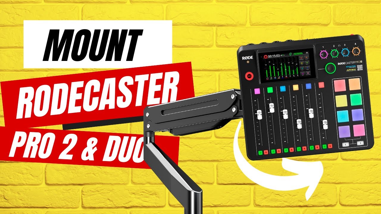 BEFORE You Vesa Mount The Rodecaster Pro 2 or Rodecaster Duo...