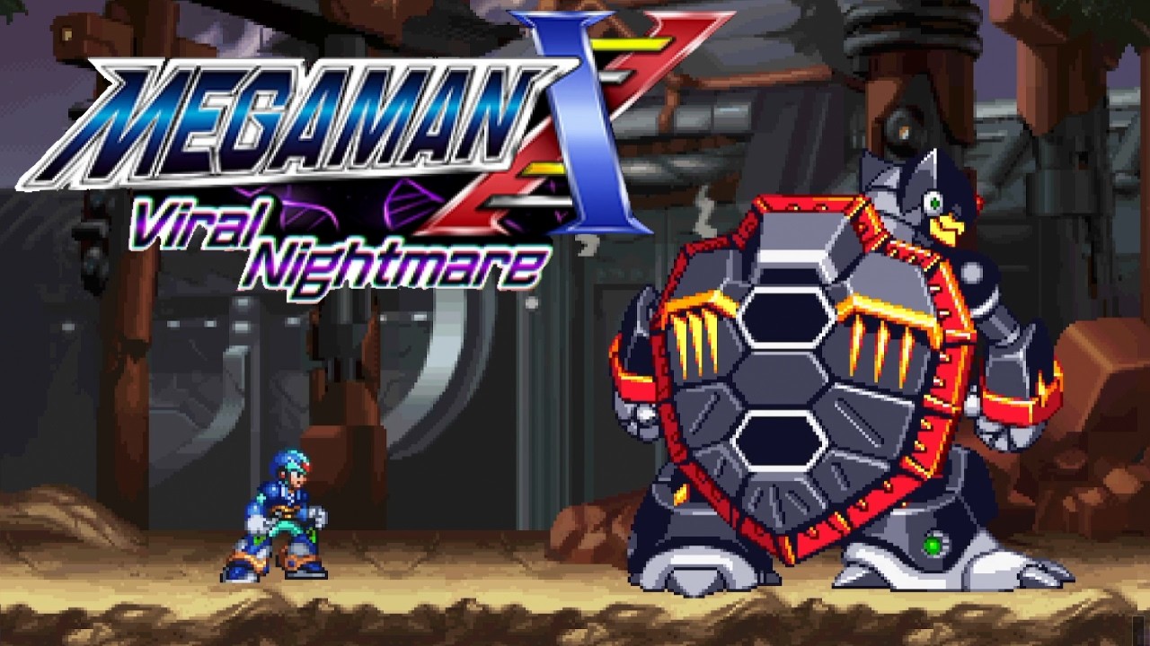 ロックマンX6ファンメイドゲーム　Mega Man X: Viral Nightmare レイニー・タートロイド戦