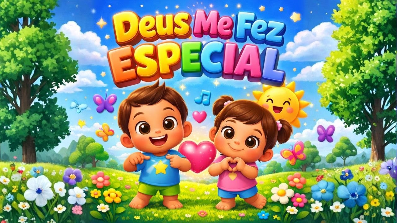MÚSICA GOSPEL INFANTIL | DEUS ME FEZ ESPECIAL