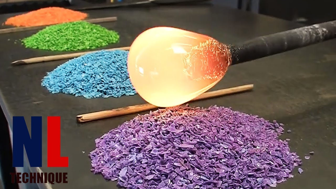 Creative Glass working Projects with Machines and Workers at High Level Part 2