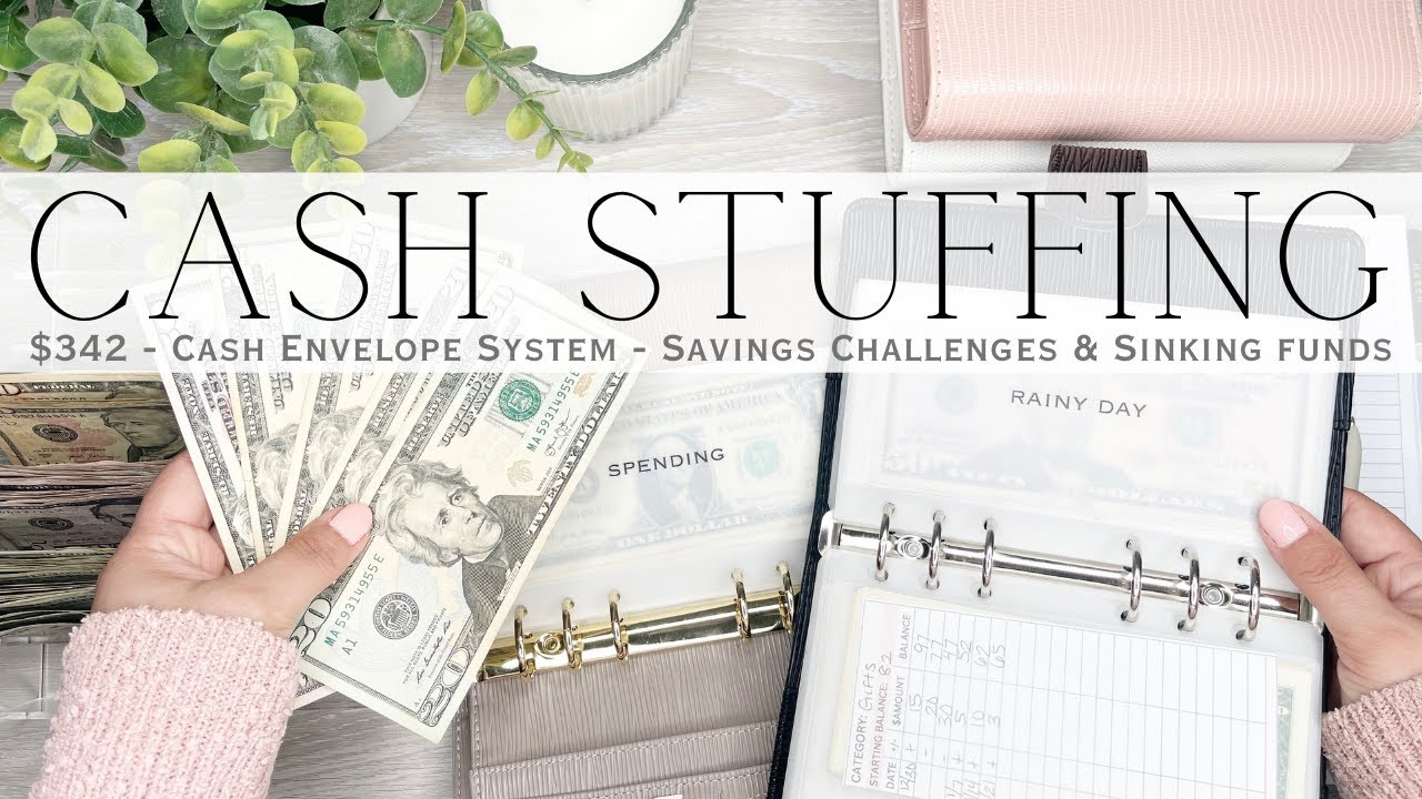 Cash Stuffing $342 | Weekly Stuffing | Cash Envelope System | Sinking Funds & Savings Challenges