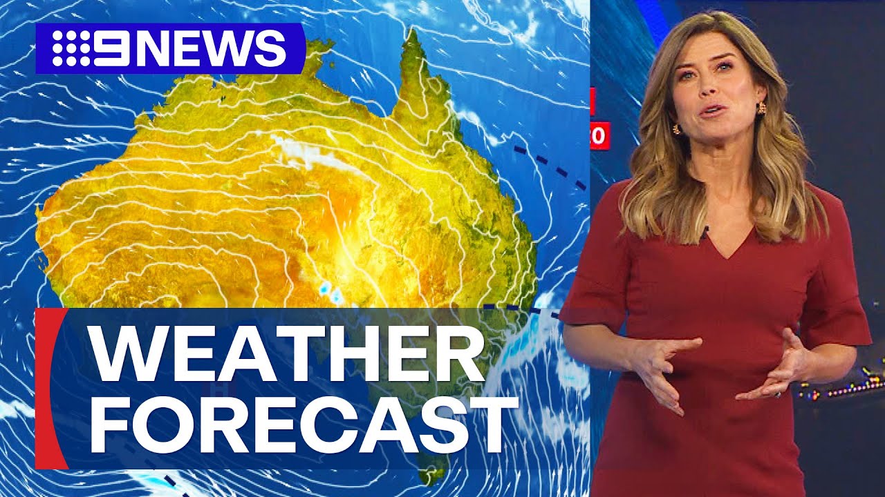 Australia Weather Update: Showers set for parts of the country’s east | 9 News Australia