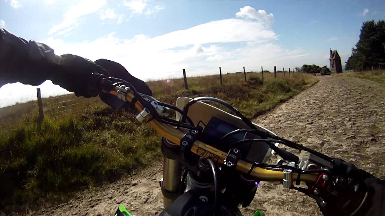 GOPRO HD Kawasaki KLX450, green lane, rivington, bolton.
