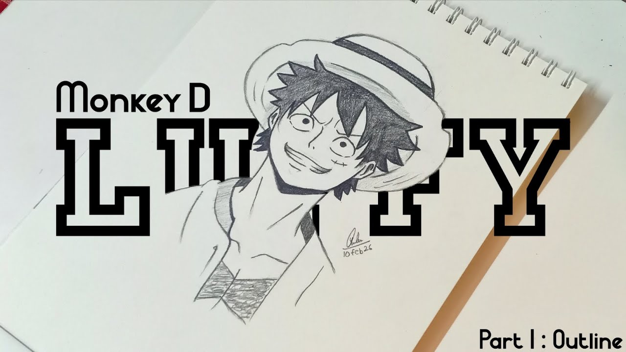 How to draw Monkey D. Luffy Step by Step