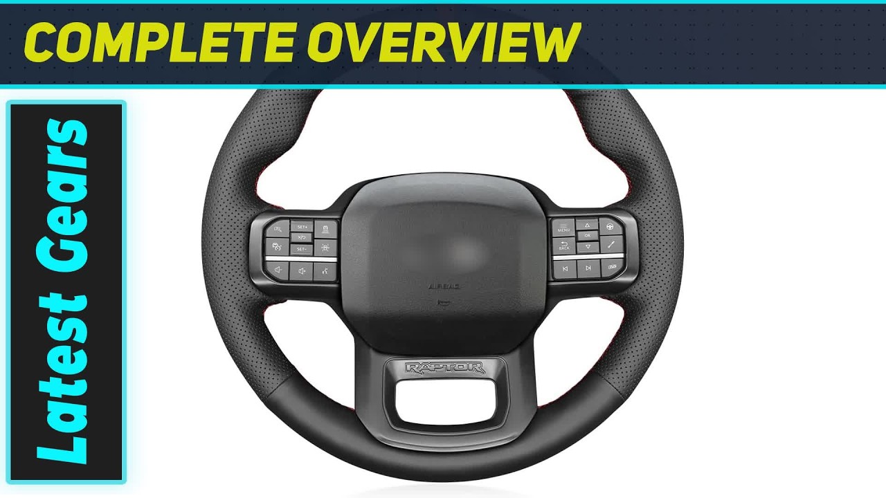 Transform Your Raptor: MEWANT Genuine Leather Steering Wheel Cover