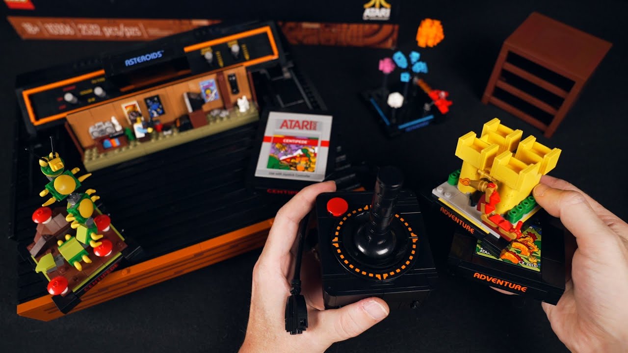 ASMR Lego Build: Atari 2600 joystick + 