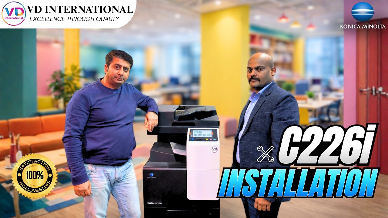 Office Printing Just Got an Upgrade! | Bizhub C226i Installation | VD International