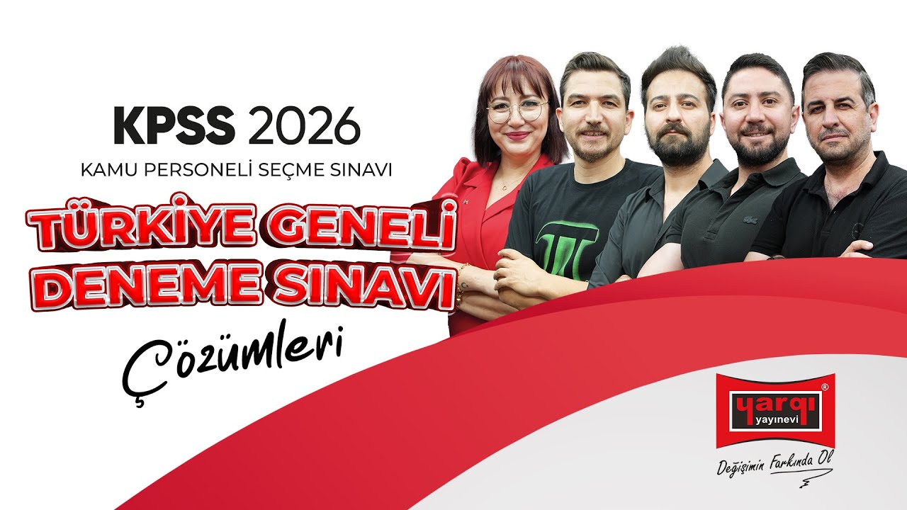 2026 KPSS TÜRKİYE GENELİ GY-GK ÜCRETSİZ DENEME SINAVI