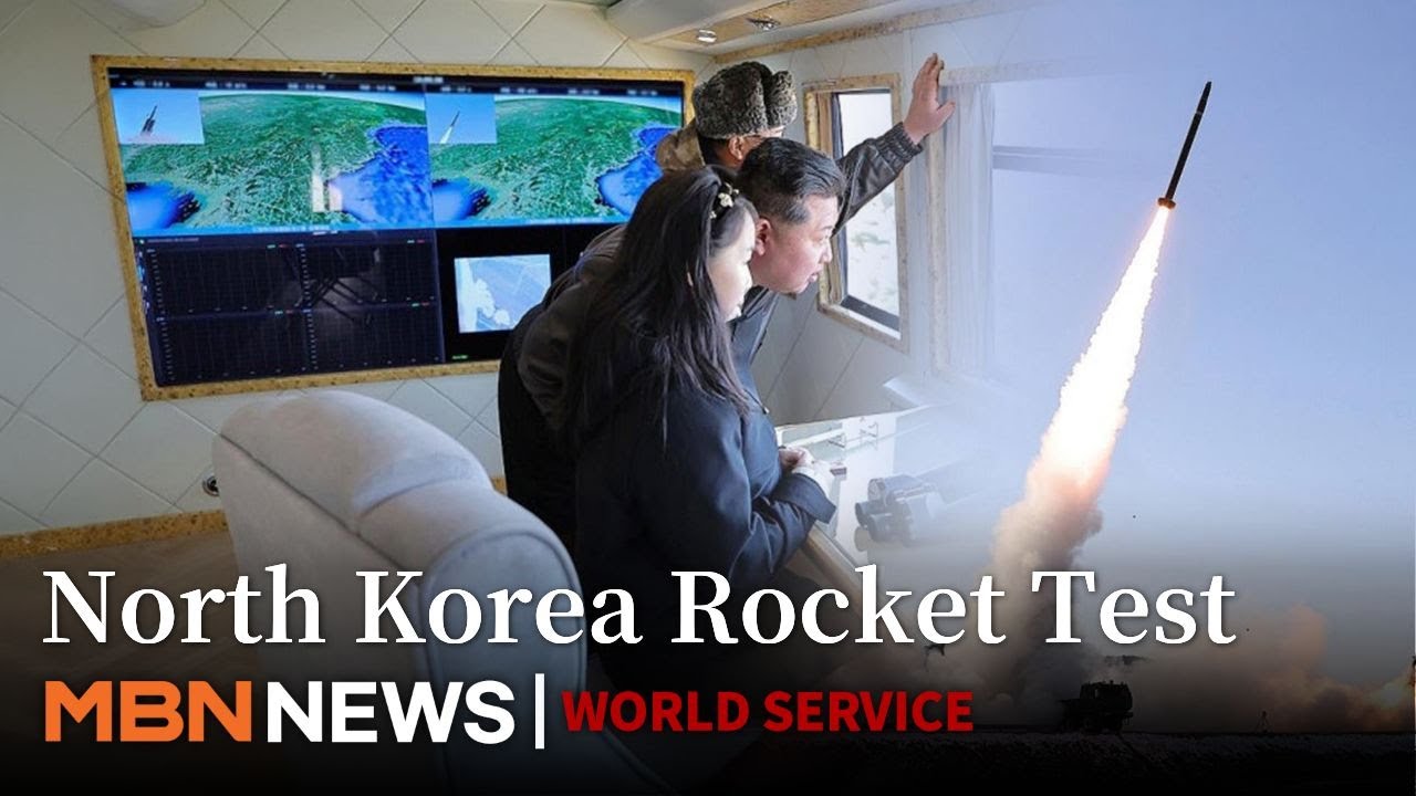 North Korea Tests Advanced Rocket Launcher; Kim Jong-un&rsquo;s Daughter Observes in Chair
