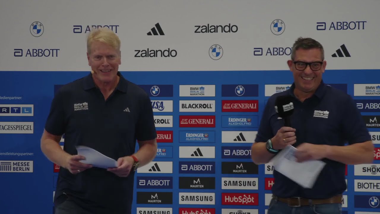Pressekonferenz BMW BERLIN-MARATHON, 18. September 2025