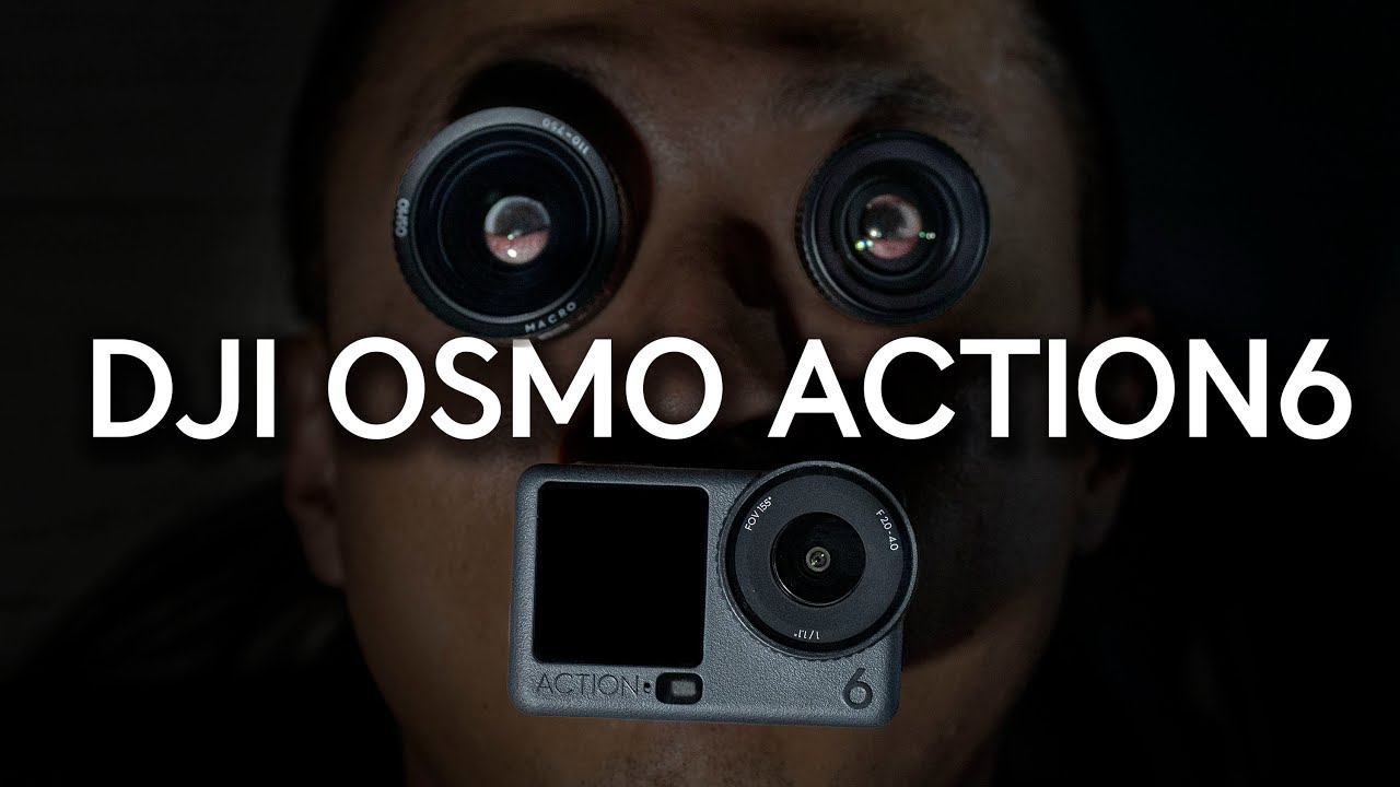 업계 최초로 조리개를 넣어버린 정사각형 센서를 가진 액션캠 - DJI OSMO ACTION6
