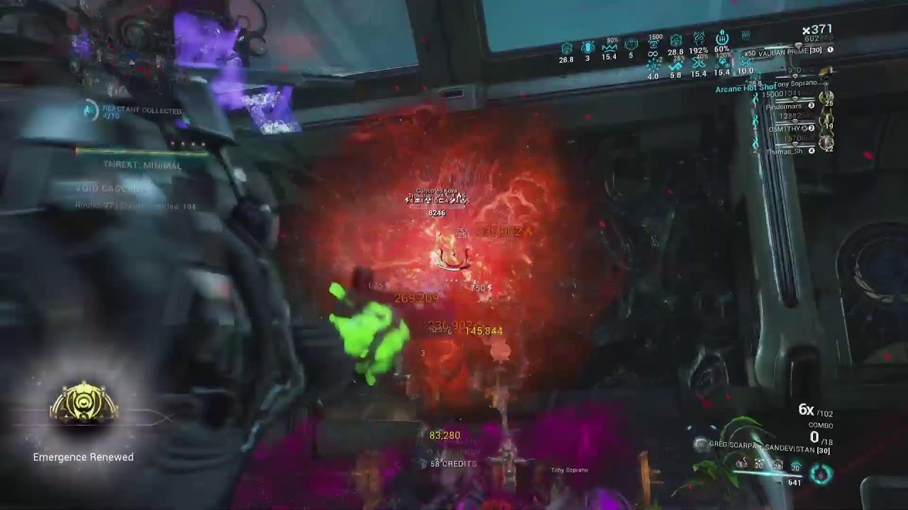 Warframe | Vauban Teslabank cascade