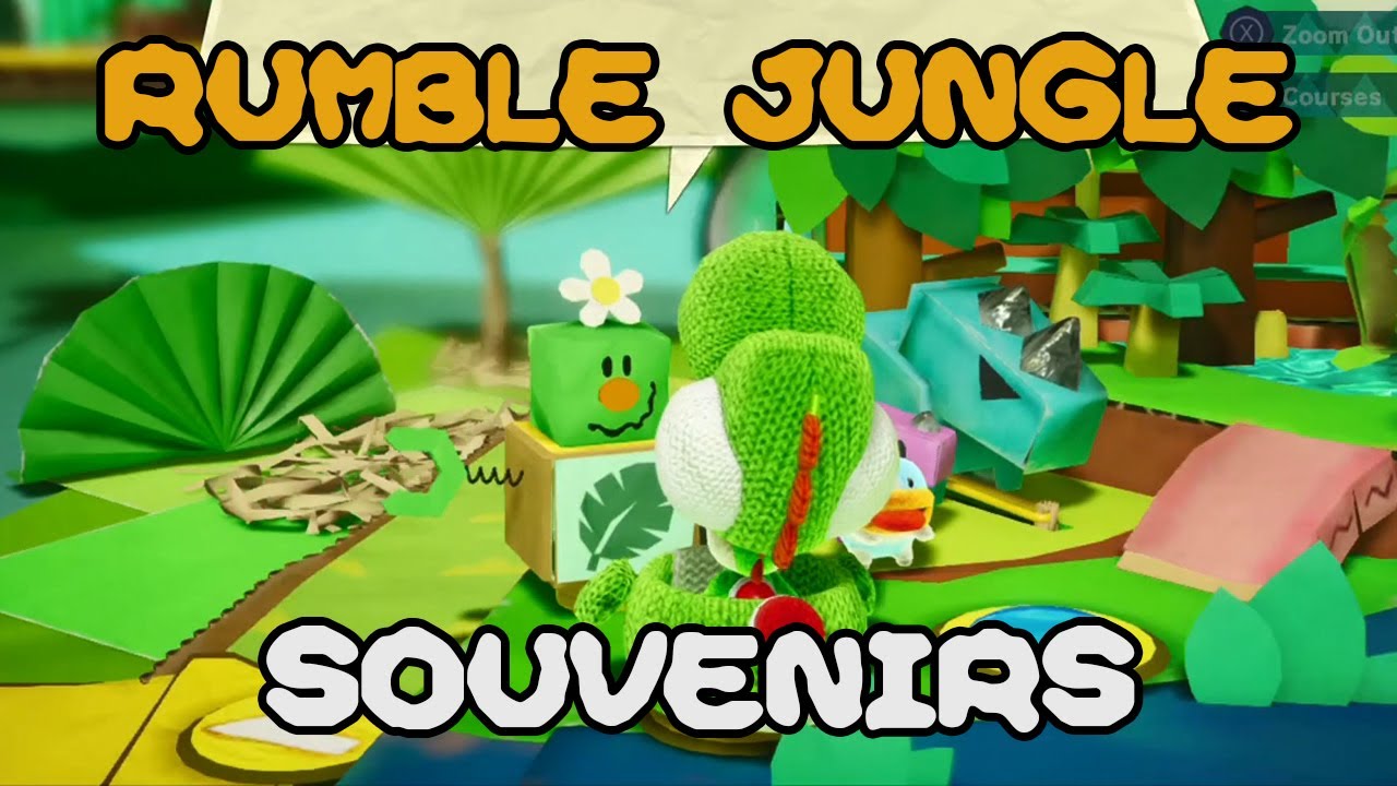 Yoshi's Crafted World: Rumble Jungle Souvenir Hunt