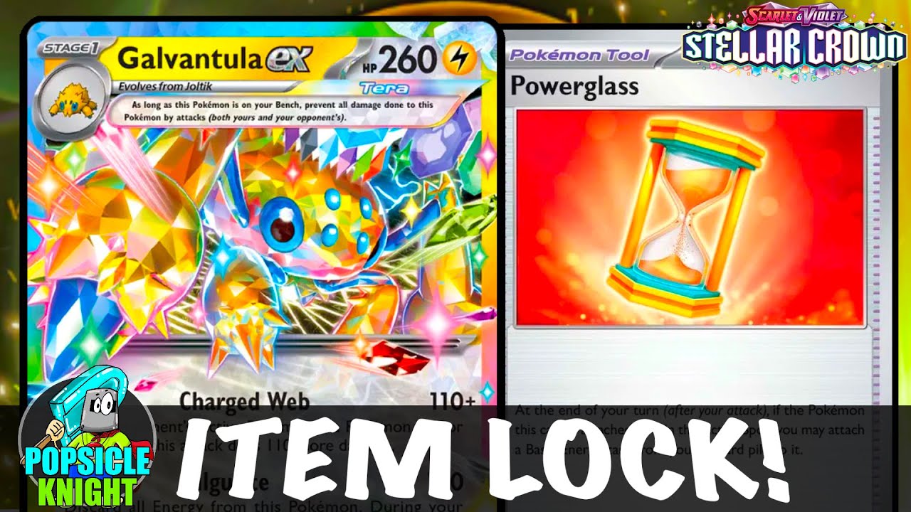 GALVANTULA ex : Item Lock With Huge Damage ! (Pokemon TCG - STELLAR CROWN)