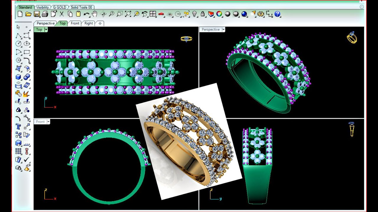 #diamond_ring #rhinoceros #cad #fulltutorial #jwellery #3d #easy #beginners #ring #ladiesring