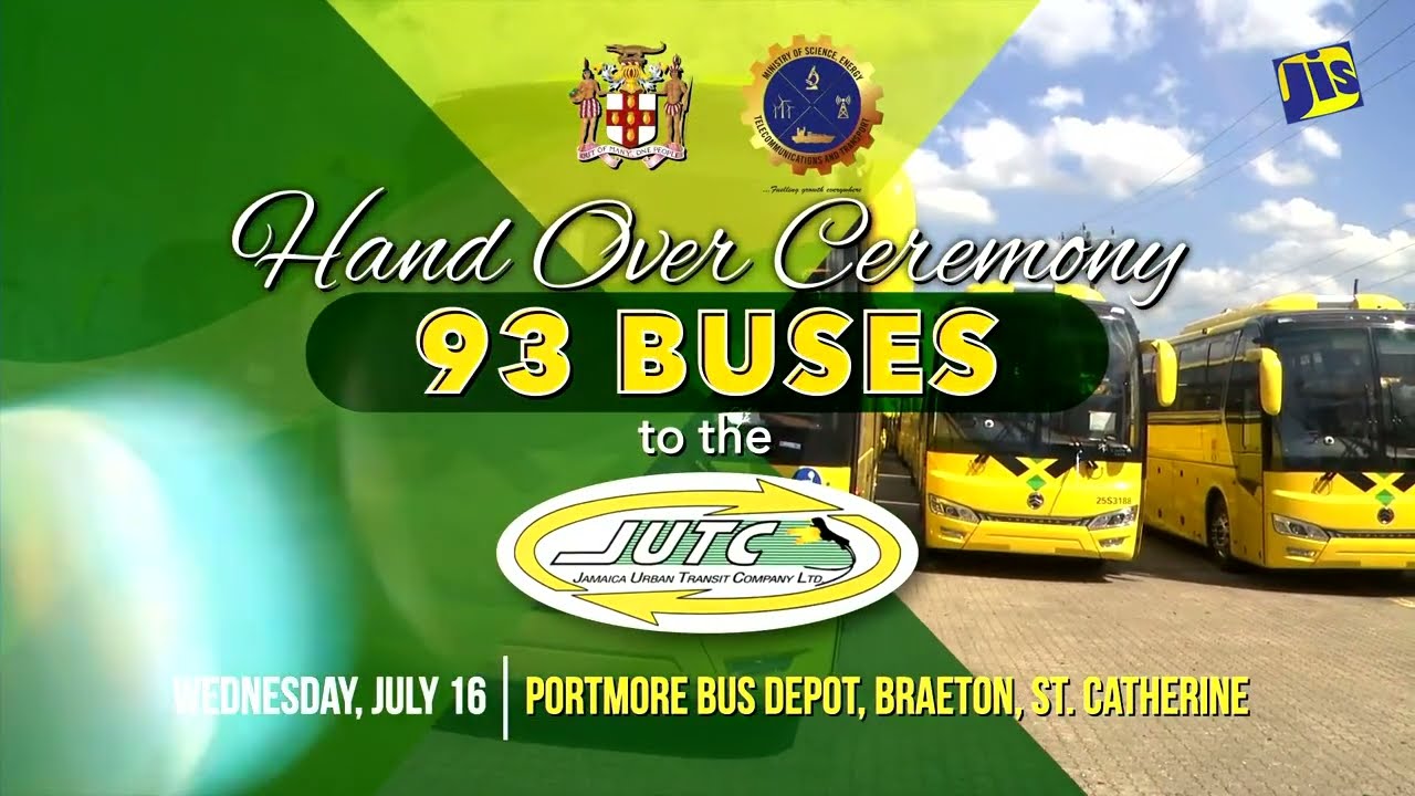 JISTV JUTC Handover: 93 New Buses Drive National Mobility Forward in Jamaica!
