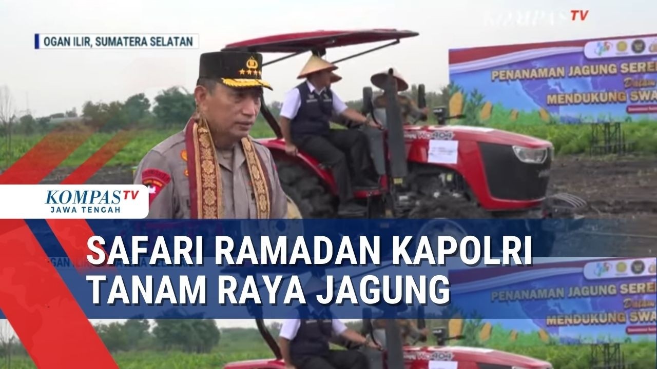 Safari Ramadan Kapolri Tanam Raya Jagung dan Beri Bantuan Kredit ke Petani