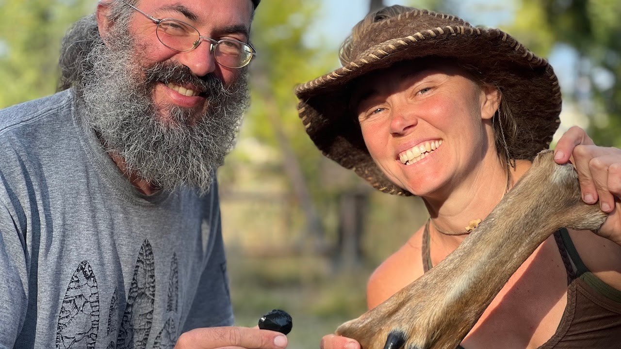 Stone Tool Skinning with Callie Russell and Jim Gnapp
