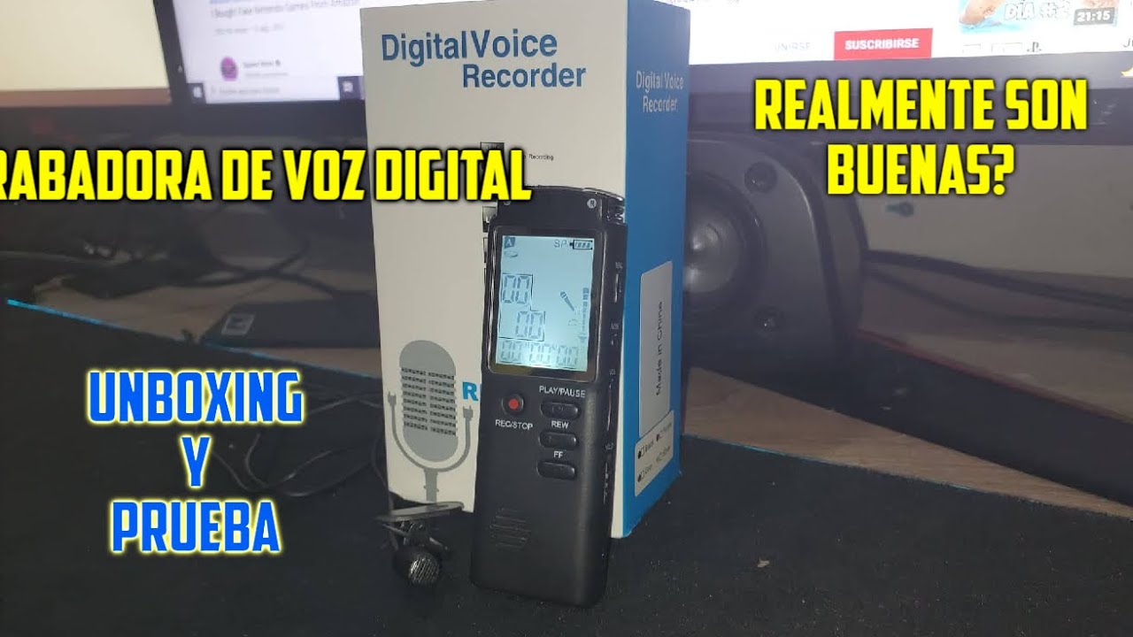 Grabadora De Voz Digital - Unboxing  Y Prueba