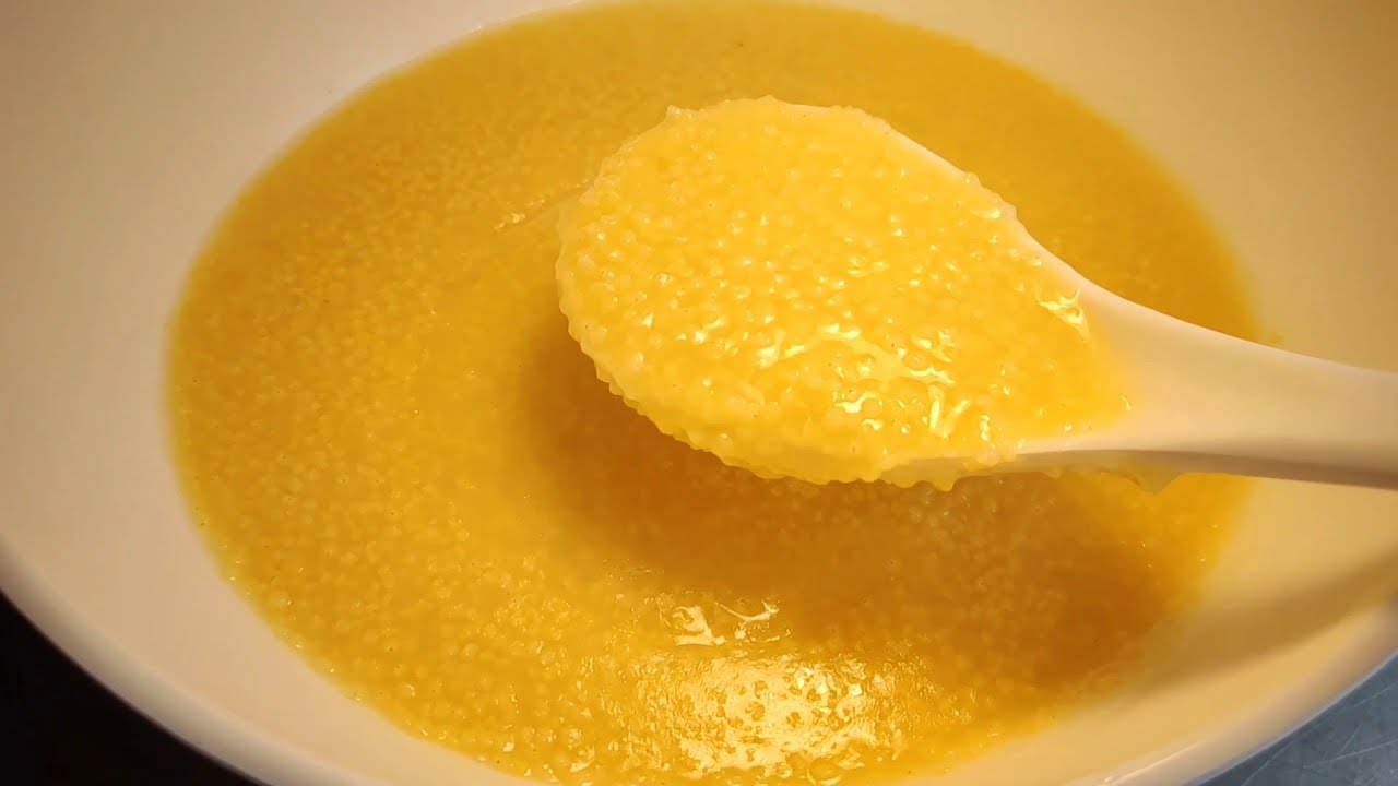 廚師長教你熬【小米粥】的家常做法，步驟詳細，香濃油潤，黏稠好喝