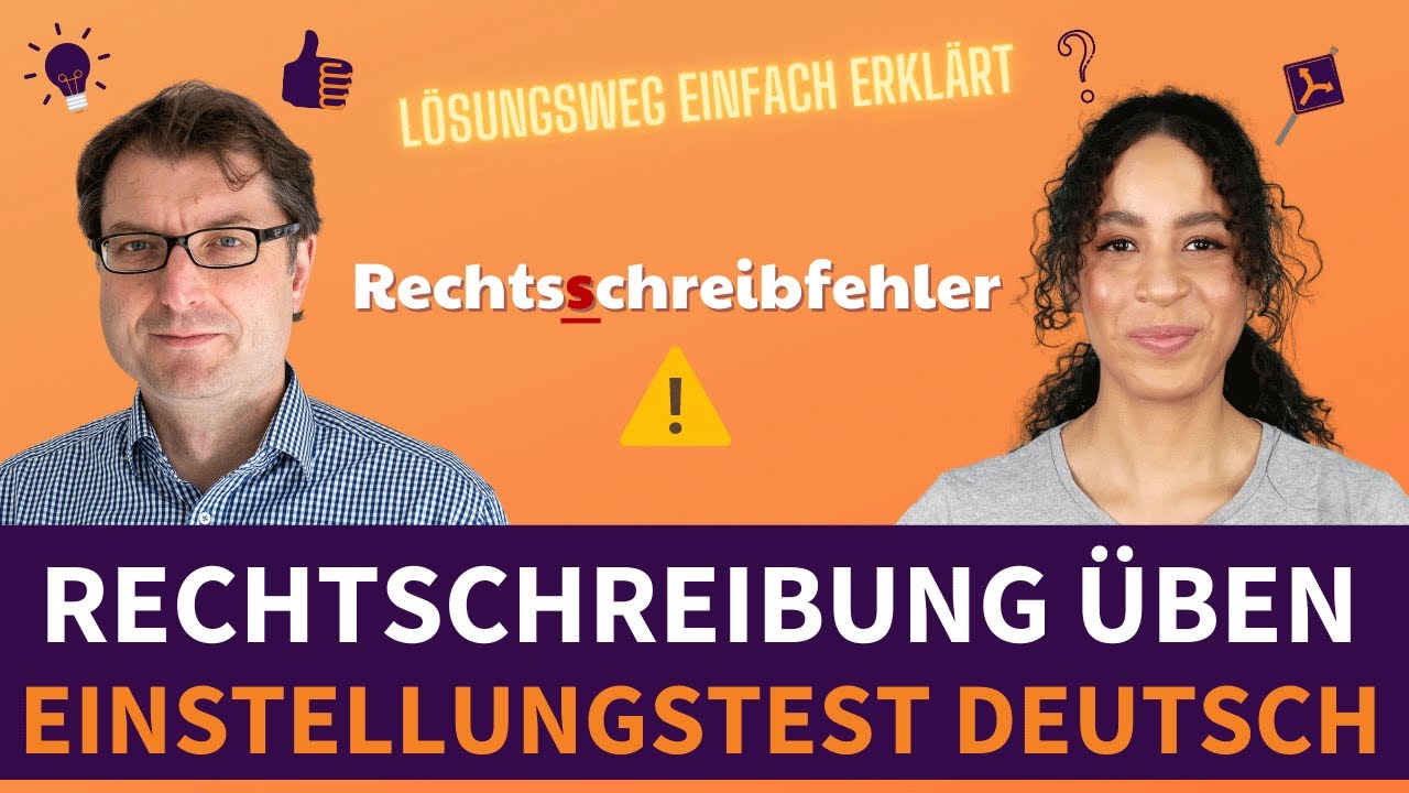 Rechtschreibung üben | Sprachverständnis #deutschlernen #einstellungstest (2023)