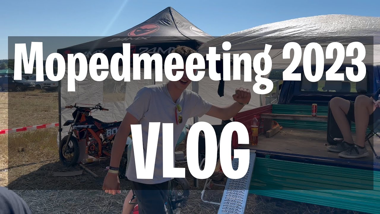 MOPEDMEETING 2023 - VLOG | LIVE AM GEARPARTSMEETING | 4K