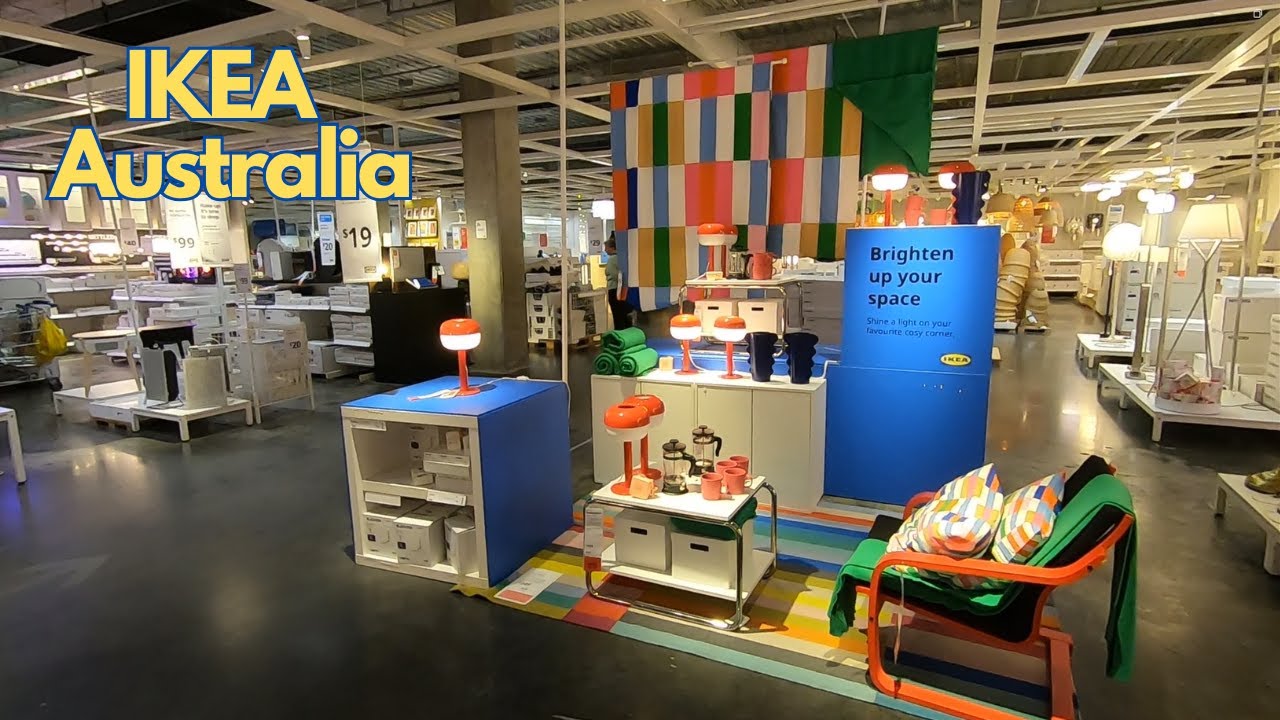 Shopping at IKEA Australia - Trying the IKEA Bistro Food, Hot Dog, Meat Balls, Soft Serve