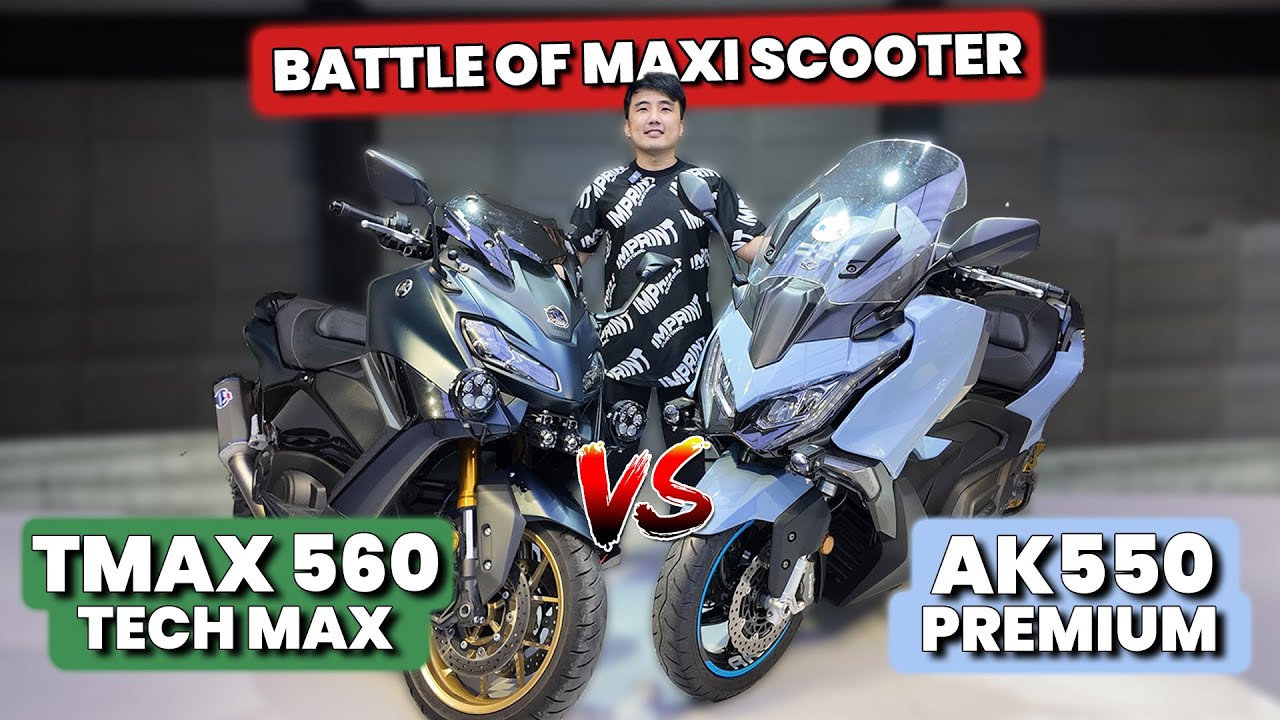Yamaha TMAX Techmax 560 vs Kymco AK550 Premium | Comparison