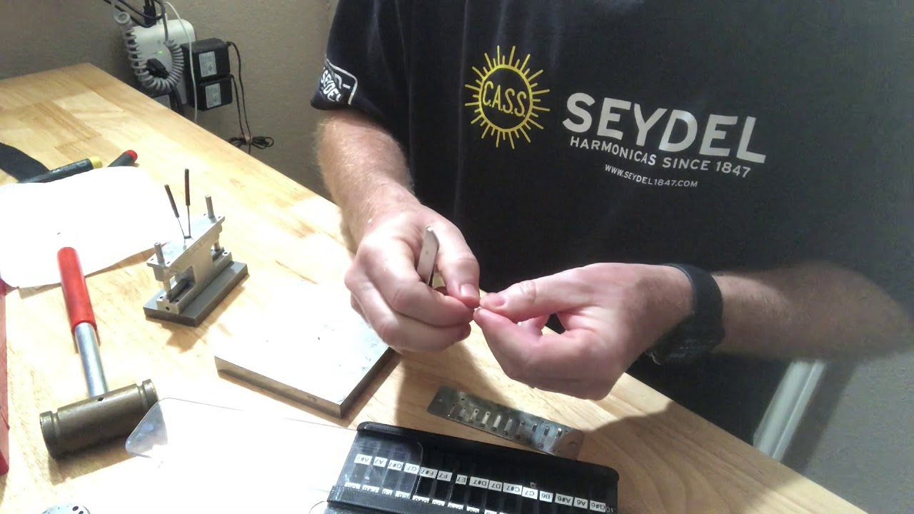 Reed Replacement Demo On Seydel Diatonic