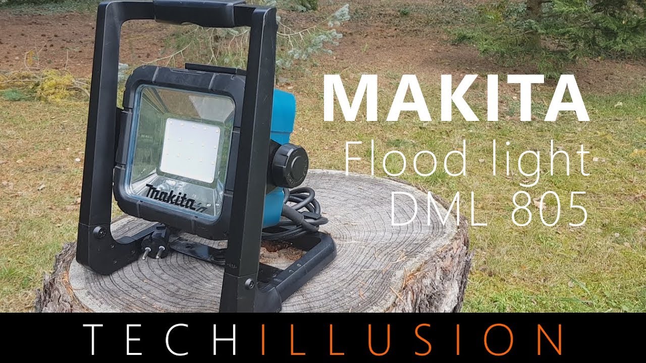 🛠MAKITA Corded / Cordless LED Work Light - DML805 - Review & Test