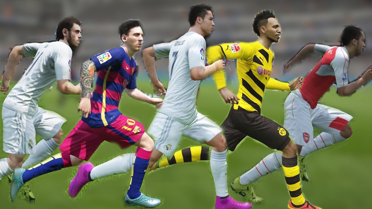 Fifa 16 Speed Test | Fastest Players in Fifa 16