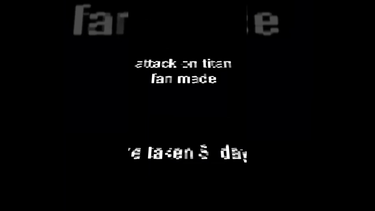 attack on titan fan made #originalanime #animeshort #animeedit #2025anime