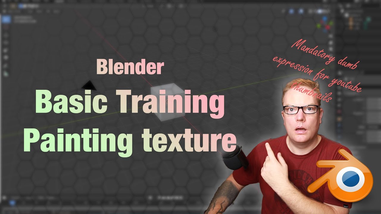 [Blender] Beginner training #17 Painting a texture