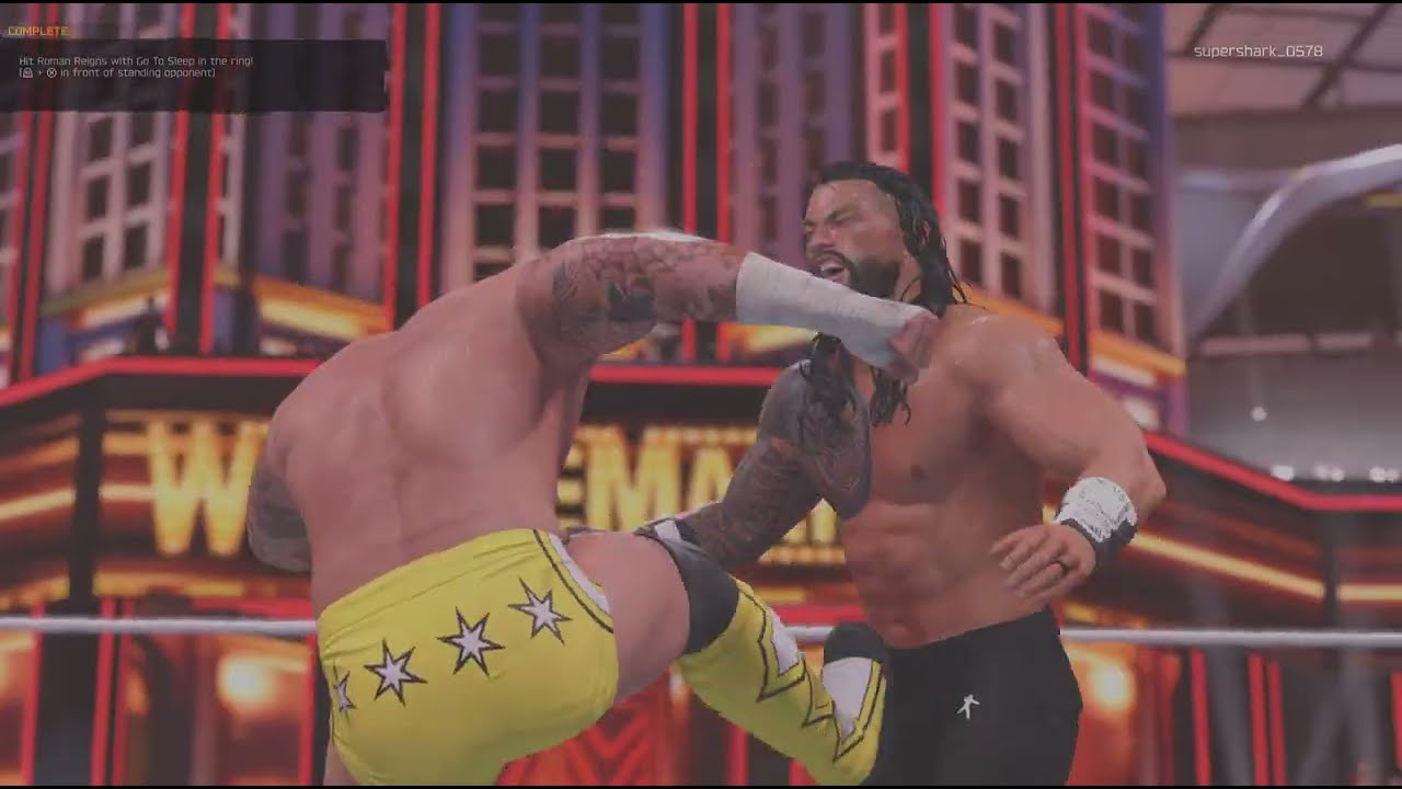 WWE2K26 PS5pro [Showcase] CM PUNK vs SETH ROLLINS vs ROMAN REIGNS