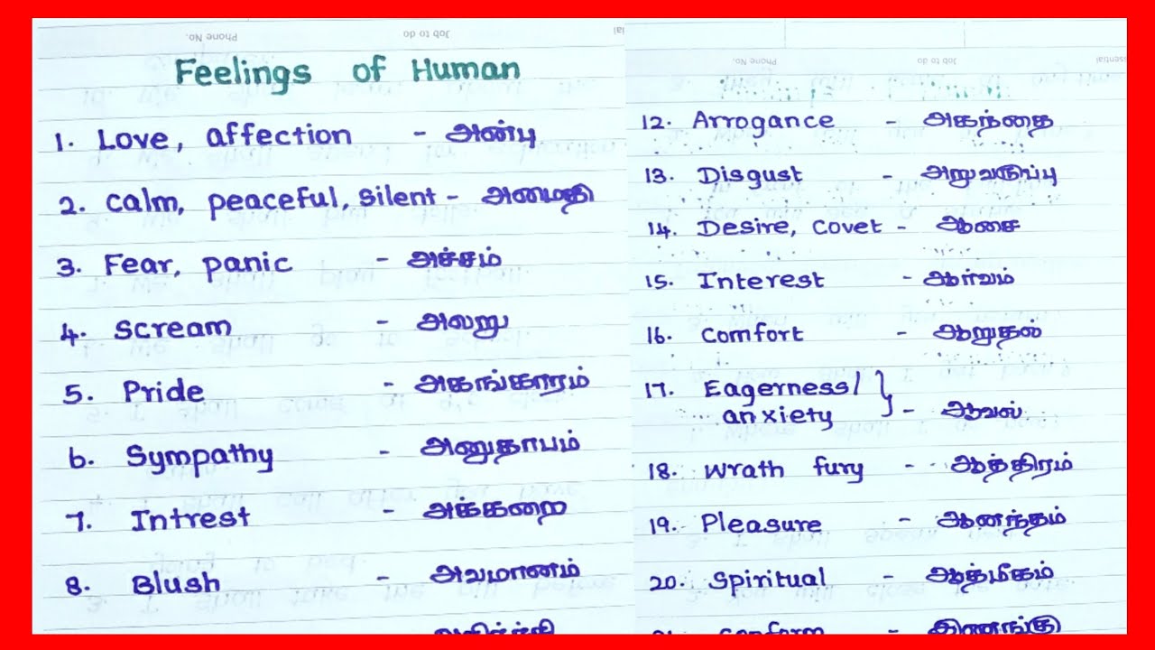 Feelings of human (part-1) || JSJ JESY SPOKEN ENGLISH