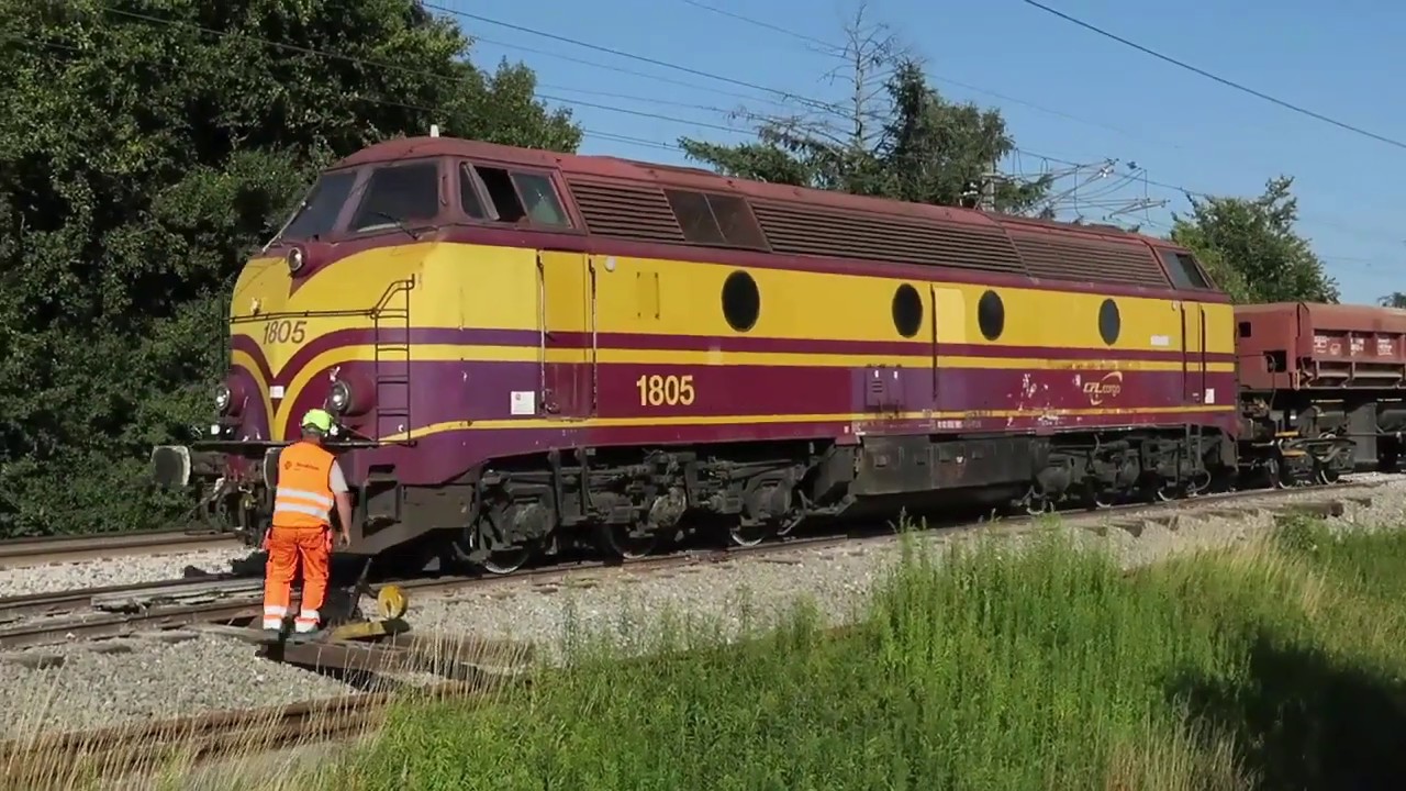 CFL dieselloks på Frederikssundbanen 2018