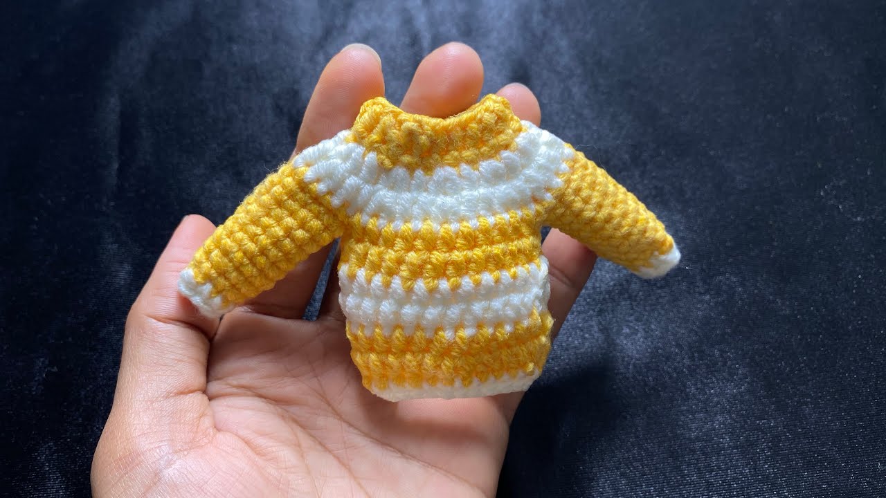 How to crochet mini T shirt/ Crochet gift ideal/Decor/Handmade/DIY/Cute