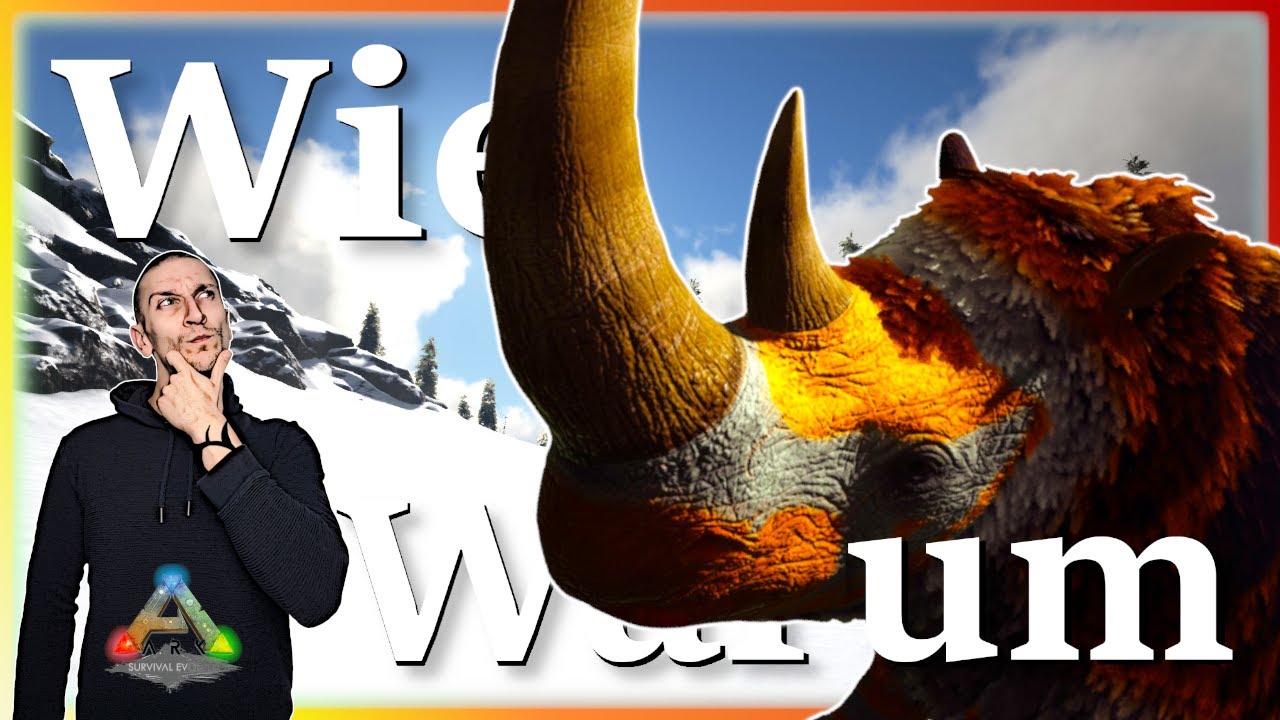ARK Taming Guide | Wollnashorn zähmen & seine Fähigkeiten mit Humor