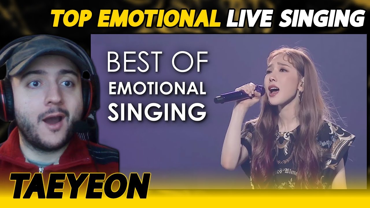 TAEYEON(태연) TOP 12 Emotional Singing (Concert Edition) made me speechless | REACTION