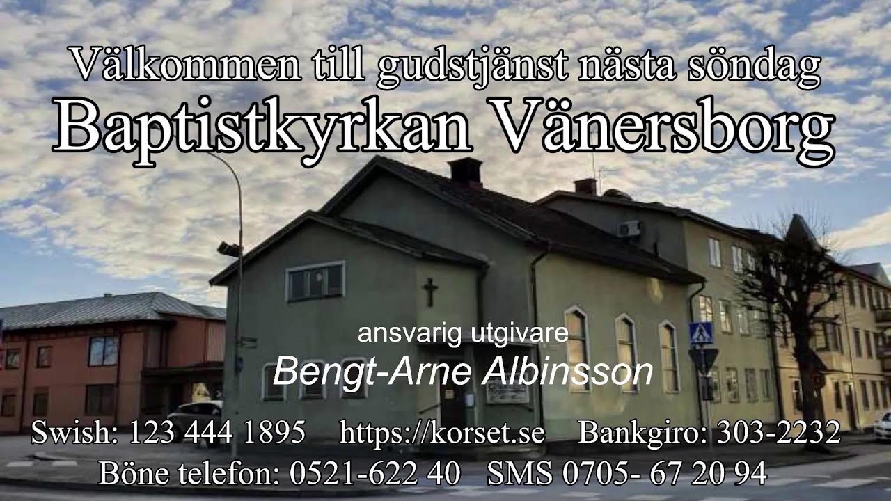 2026 02 15 Gudstjänst med våra lovsångare och Matthijs Klomp, Ljungskile.