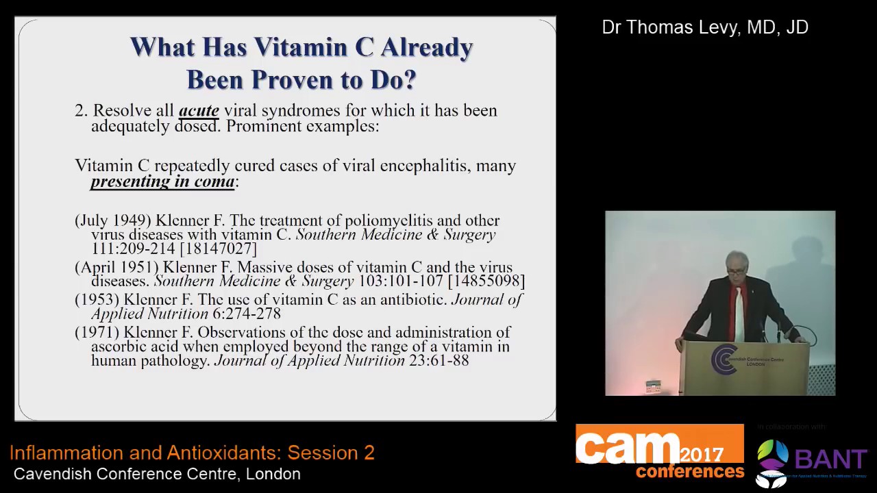 Vitamin C  The Ultimate Antibiotic - Dr. Thomas E. Levy