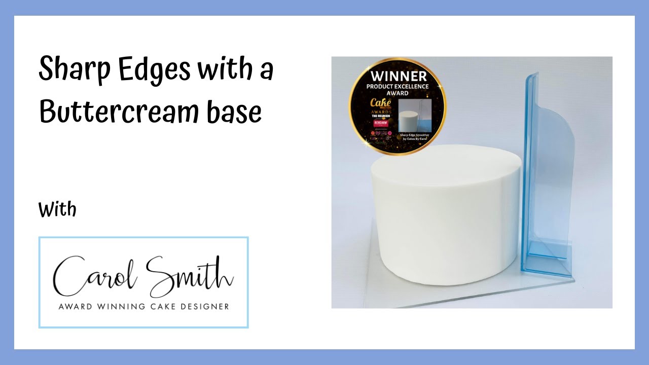 How to Get Sharp Edges on Your Cakes in Minutes with a Buttercream Base
