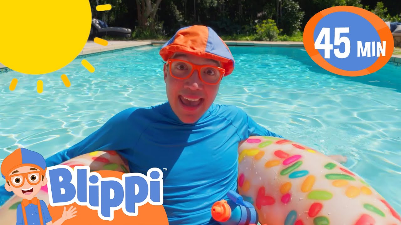 Summer Fun Day with Blippi! | Outside Activities for Families | Educational Videos for Kids