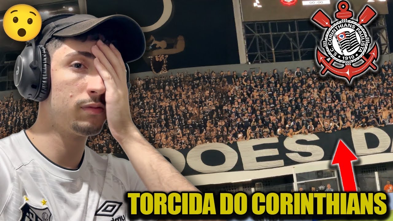 SANTISTA REAGINDO A TORCIDA DO CORINTHIANS NA VILA BELMIRO | REACT