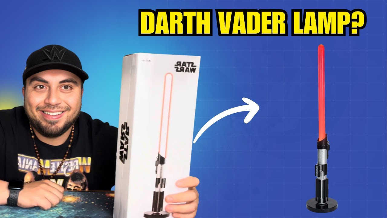 Star Wars Darth Vader Lightsaber Lamp Review &ndash; The Ultimate Desk Light for Fans!