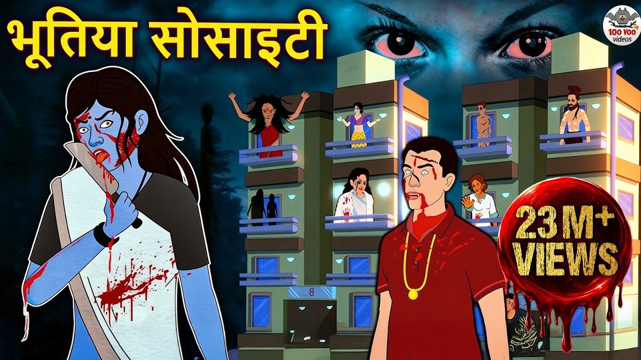 भूतिया सोसाइटी | Stories in Hindi | Horror Stories | Haunted Stories | Hindi Kahaniya | Koo Koo TV