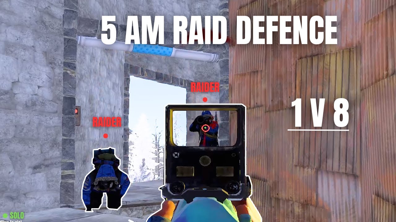 Getting Raided at 5 AM by a Clan - RUST