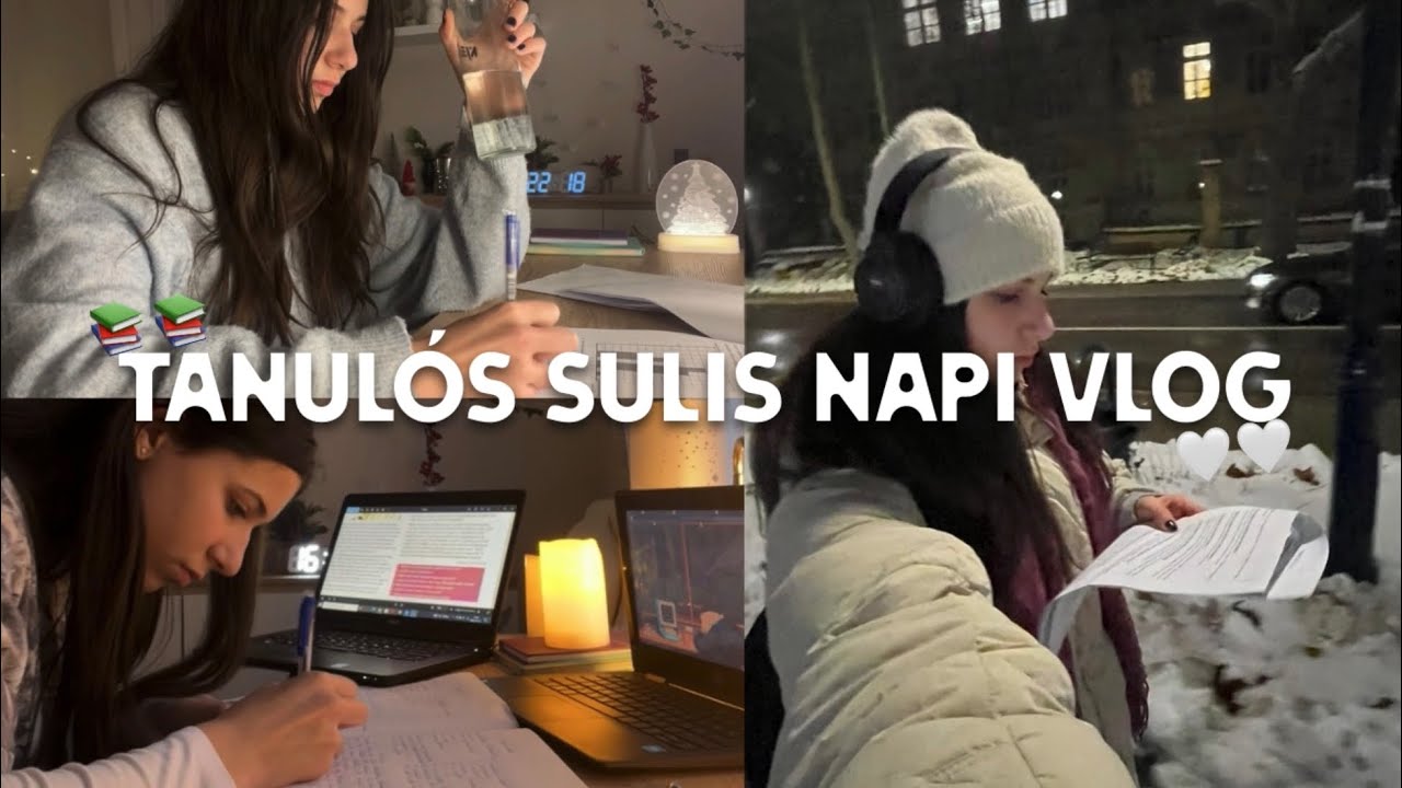 SULIS NAPI VLOG | tanulj velem | szlena