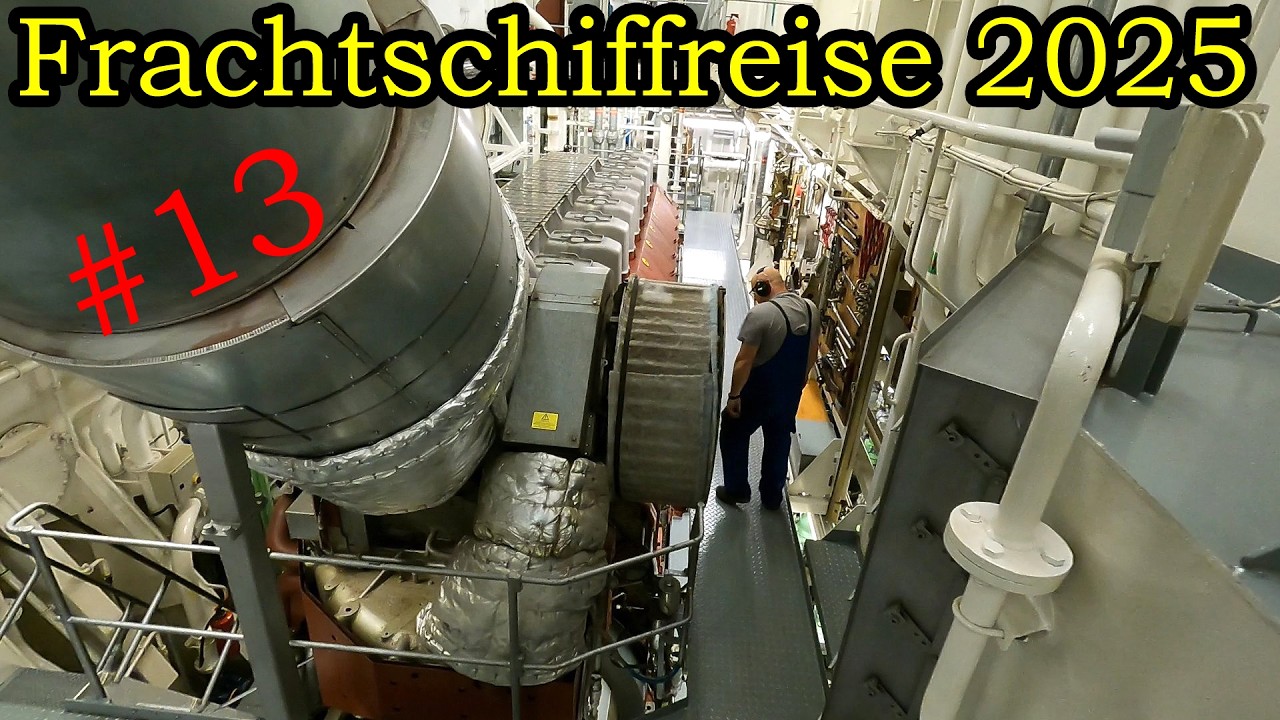 Mit MS HENNEKE RAMBOW auf Frachtschiffreise 2025 | #13 Im Maschinenraum | Sietas Typ 168 | MaK
